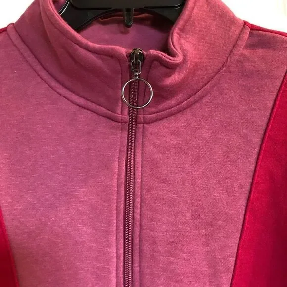ID IDEOLOGY - 🎉HP x 3 🎉 NWT! L Sz L Colorblock 1/4 Zip Pullover in Posh Berry. - Picture 6 of 16